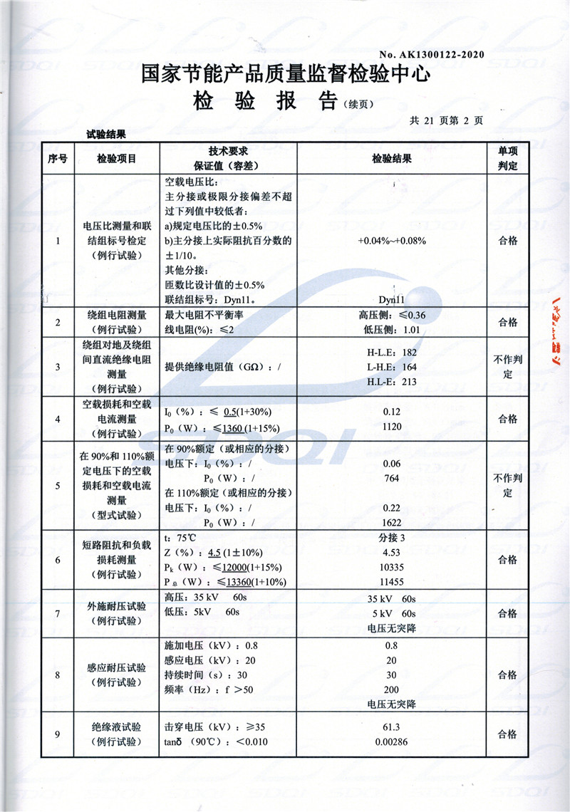 高低压试验报告-S11-1250鱼台鱼台鱼台油浸式变压器-2.jpg